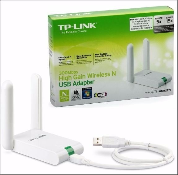ADAPTADOR TP LINK TLWN822N USB