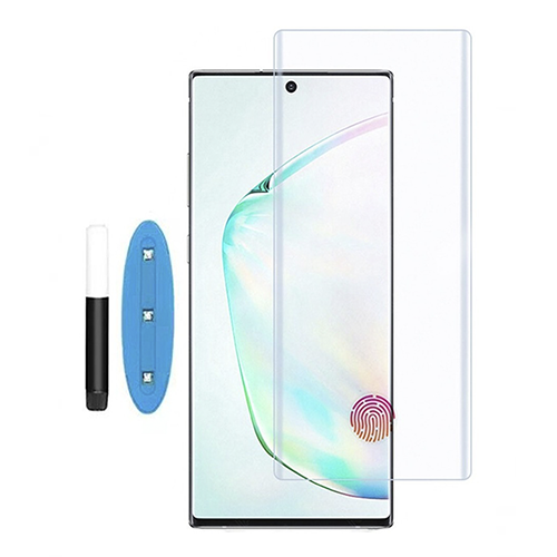 VIDRIO TEMPERADO COMPLETO SAMSUNG NOTE 10 NANO OPTICS