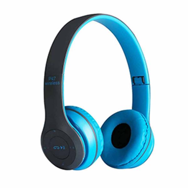 AUDIFONO BLUETOOTH P47 AZUL