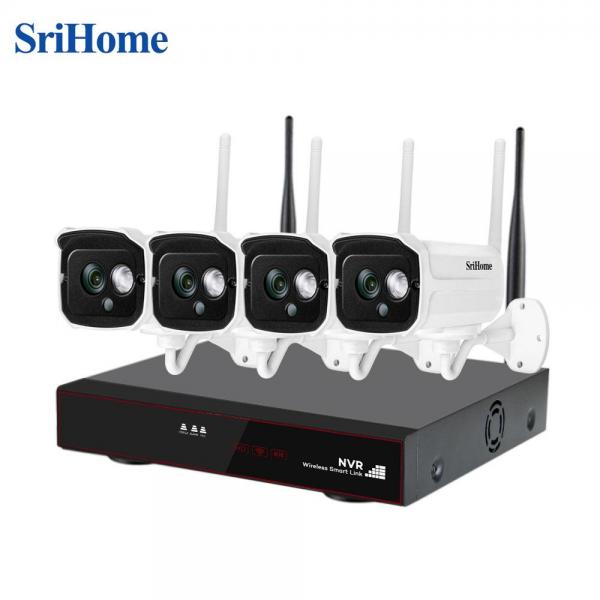 KIT GRABADOR NVR Y CUATRO CAMARAS DE SEGURIDAD WIRELESS SIRI HOME NVS 001