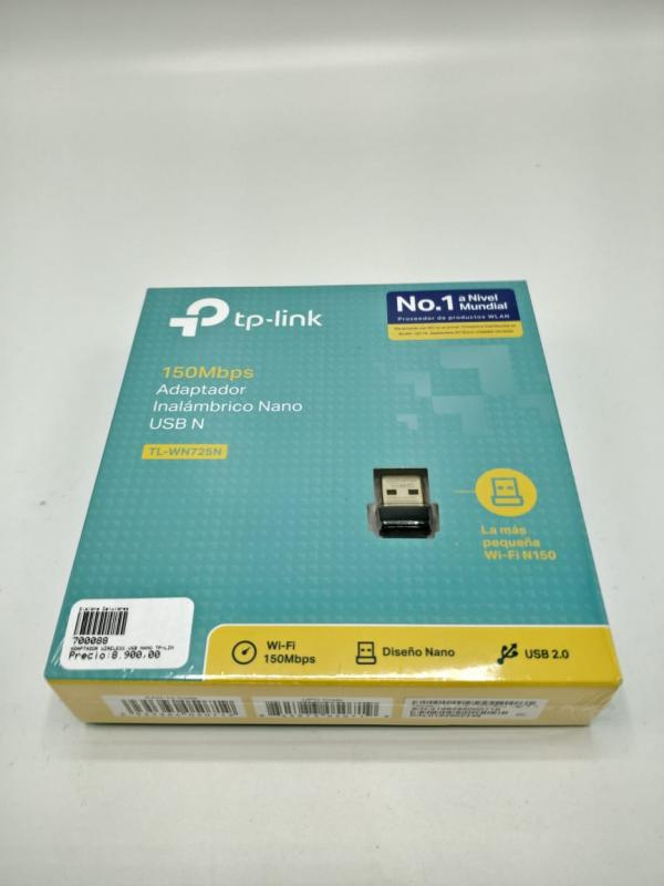 ADAPTADOR WIRELESS USB NANO TP-LINK TL-WN725N