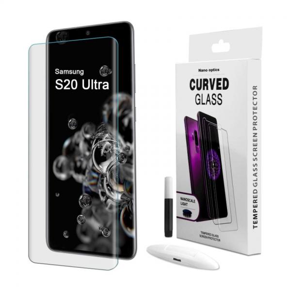 VIDRIO TEMPERADO COMPLETO SAMSUNG S20 ULTRA