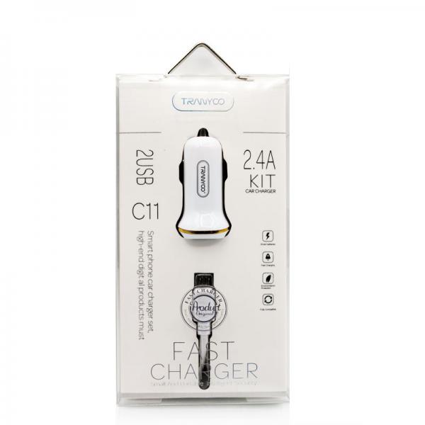 CARGADOR CARRO MICRO (V8)  C11 TRANYOO ORIGINAL