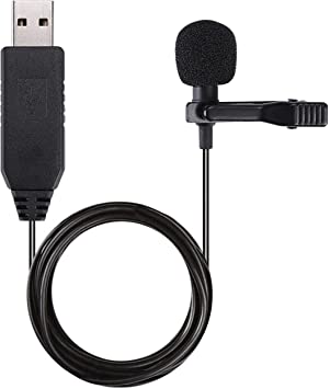 MICROFONO CON CABLE PARA PC CON CLIP DE CUELLO