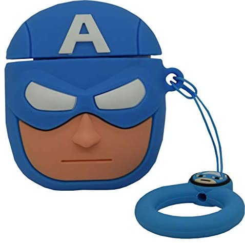 ESTUCHE DE AIRPODS CAPITAN AMERICA