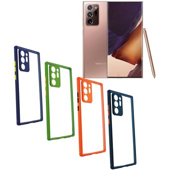 ESTUCHE SAMSUNG NOTE 20 ULTRA COVER ANILLO AMARILLO AZUL