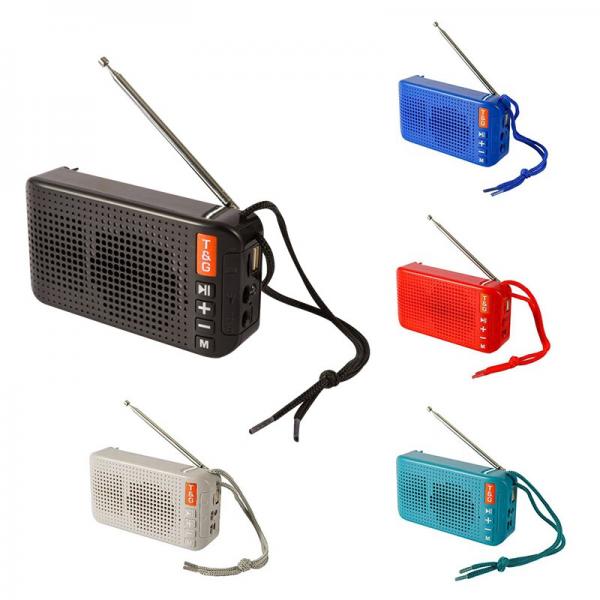 PARLANTE BLUETOOTH TG-184 ROJO NEGRO
