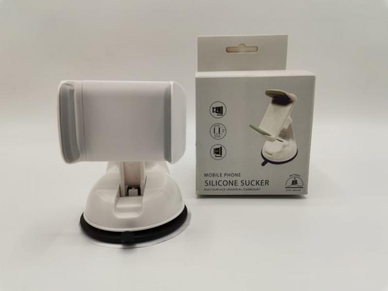 SOSTENEDOR DE CELULAR PARA AUTO BLANCO BLANCO
