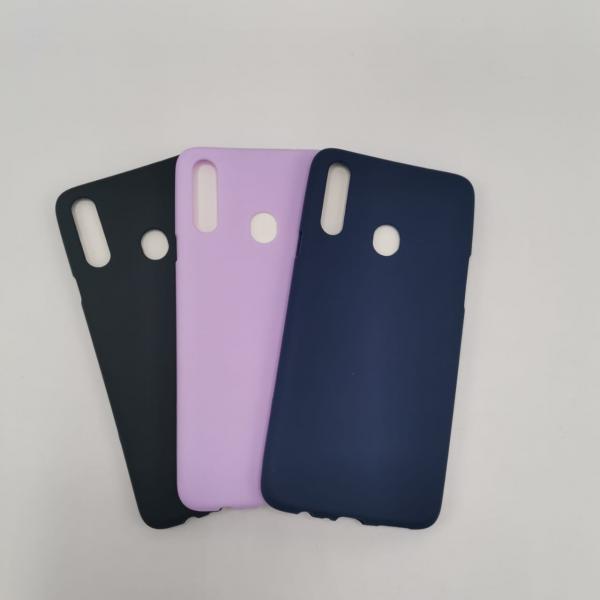 ESTUCHE SAM A20S ESTUCHE COLOR LILA NEGRO