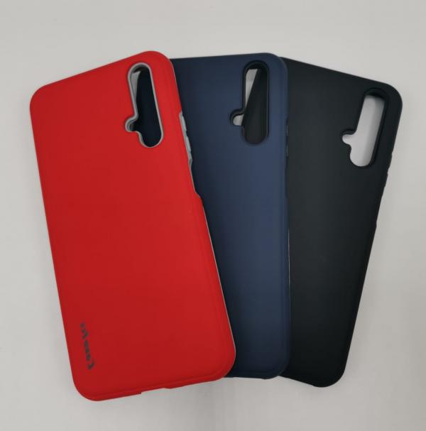ESTUCHE HUAWEI NOVA 5T GAMUZA 2020 ROJO ROJO