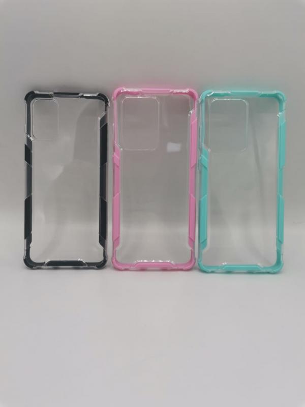 ESTUCHE SAM S11 PLUS  TRANSPARENTE NEGRO MENTA