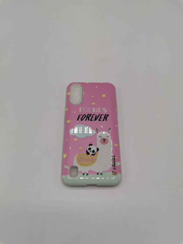 ESTUCHE SAMSUNG A01 ESTUCHE ACR&Iacute;LICO 2EN1 E-DEVICE FRIENDS FRIENDS