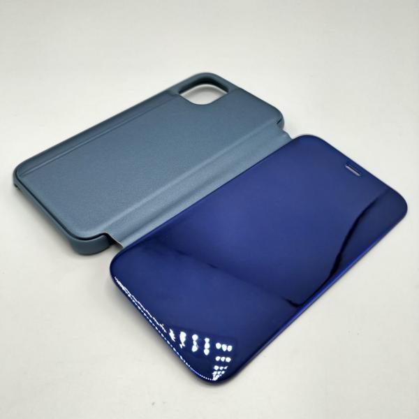 ESTUCHE IPHONE 11 AGENDA DORADO AZUL