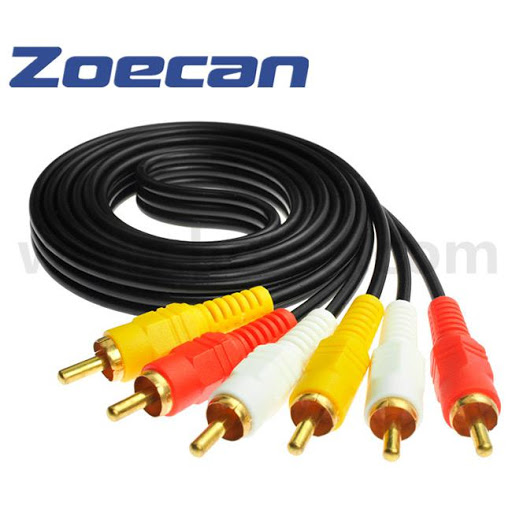 CABLE A/V 3 RCA A 3 RCA 3M-10F GRIS GRIS