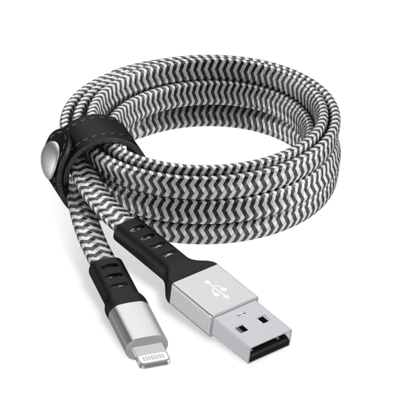 CABLE JUST WIRELESS LIGHTNING 6FT GRIS GRIS