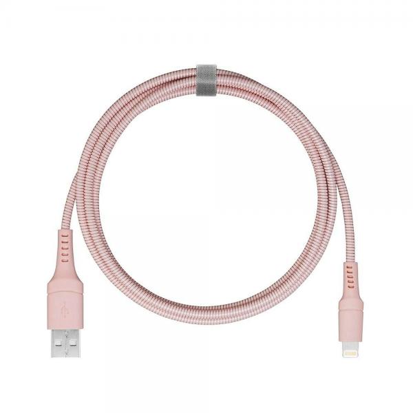 CABLE JUST WIRELESS LIGHTNING 6FT GRIS ROSADO