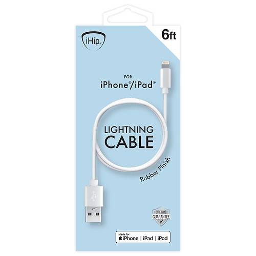 CABLE IPHONE USB A LIGTHNING 6FT IHIP