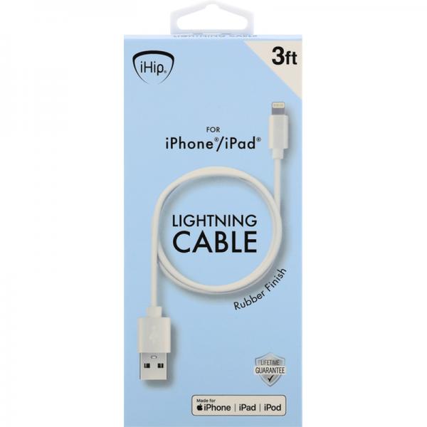 CABLE IPHONE USB A LIGTHNING 3FT IHIP