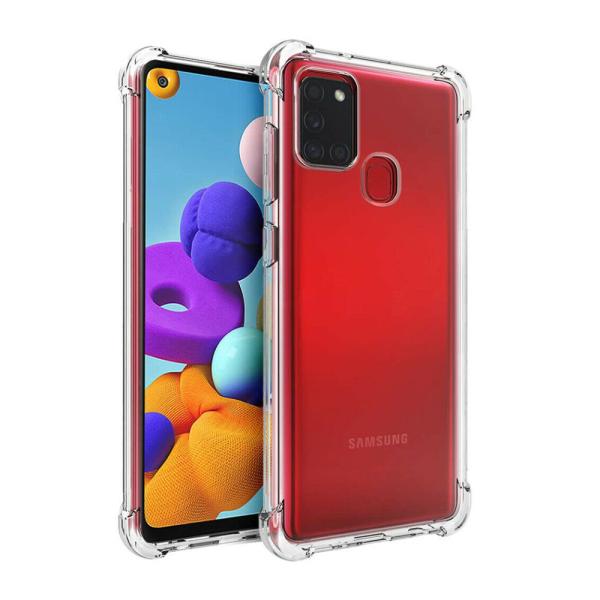 ESTUCHE  SAMSUNG A21S BORDE COLOR TRANSPARENTE