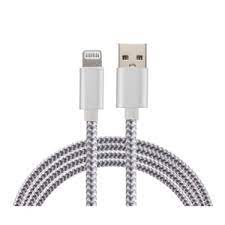 CABLE USB A LIGHTNING POWERXCEL 10FT GRIS GRIS