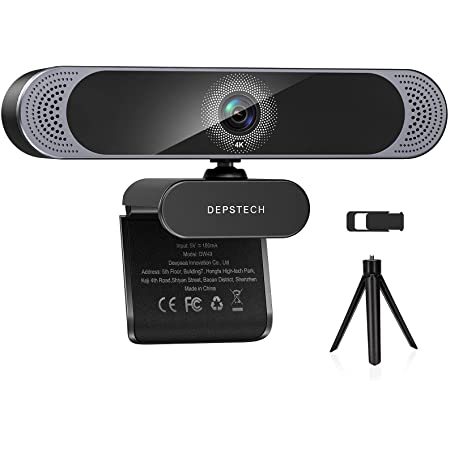 WEBCAM DEPSTECH 4K AF UHD NEGRO NEGRO
