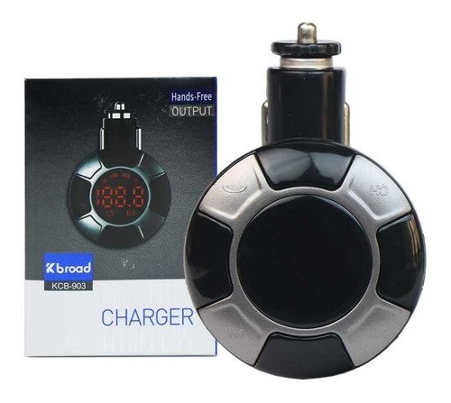 CARGADOR CARRO Y TRANSMISOR FM KCB903