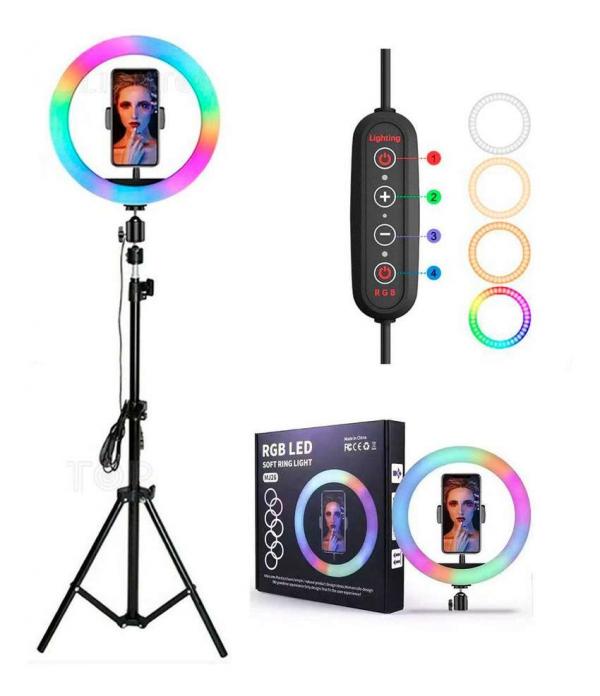 ARO DE LUZ RGB MJ30 30 CM