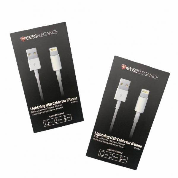 CABLE USB KROSS KECT500 IPHONE NEGRO NEGRO