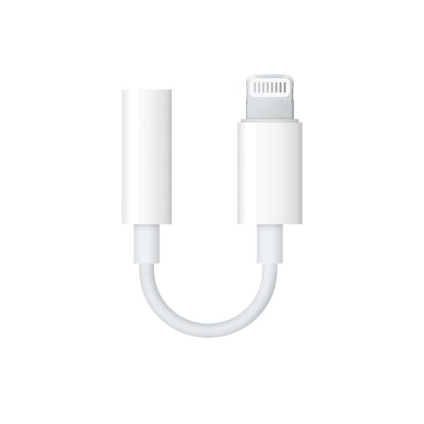 ADAPTADOR LIGHTNING A 3.5MM 48 KHZ BLANCO BLANCO