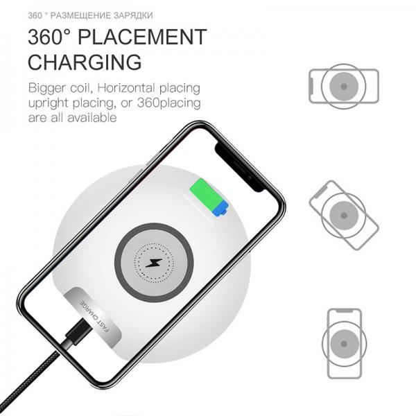 CARGADOR INALAMRICO 10W BLANCO