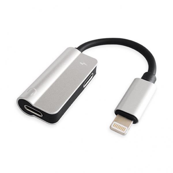 ADAPTADOR DE LIGHTNING Y CARGA PARA IPHONE 7 MY019 GENERICO