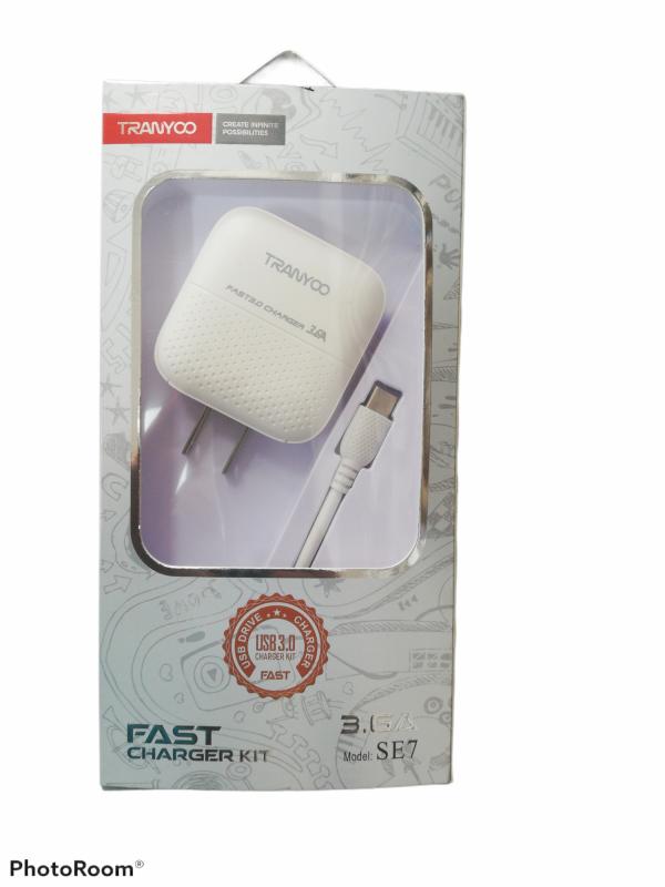 CARGADOR COMPLETO IPHONE 3.6A SE7 TRANYOO