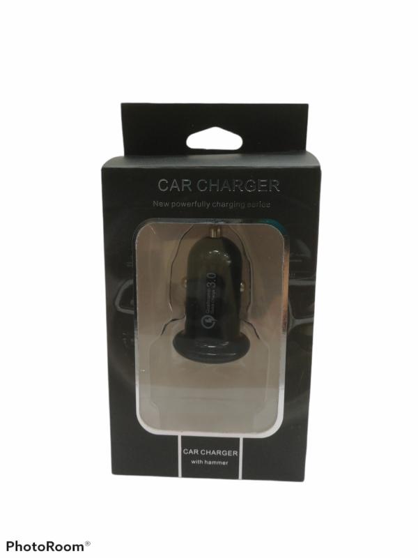 CARGADOR PARA CARRO CAR-9N NEGRO GENERICO