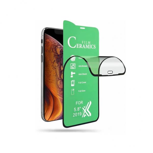 VIDRIO TEMPERADO COMPLETO IPHONE 11 PRO MAX CER&Aacute;MICO