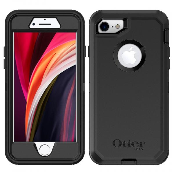 ESTUCHE IPHONE 7/8 OTTER BOX DEFENDER NEGRO