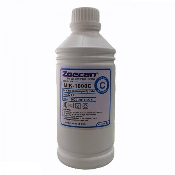 TINTA 1LITRO AZUL PARA EPSON/HP/CANON ZOECAN