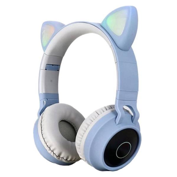 AKZ 01 AUDIFONO GATO BLUETHOOT BLANCO