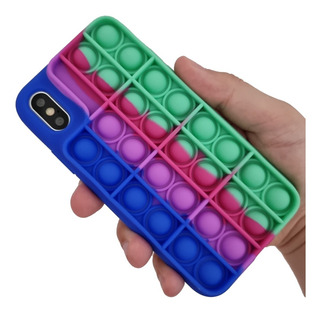 ESTUCHE POP IT ARCOIIRIS  IPHONE  XR