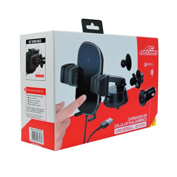 HOLDER ACPOH-200 CARGADOR INALAMBRICO ORIGINAL NEGRO NEGRO