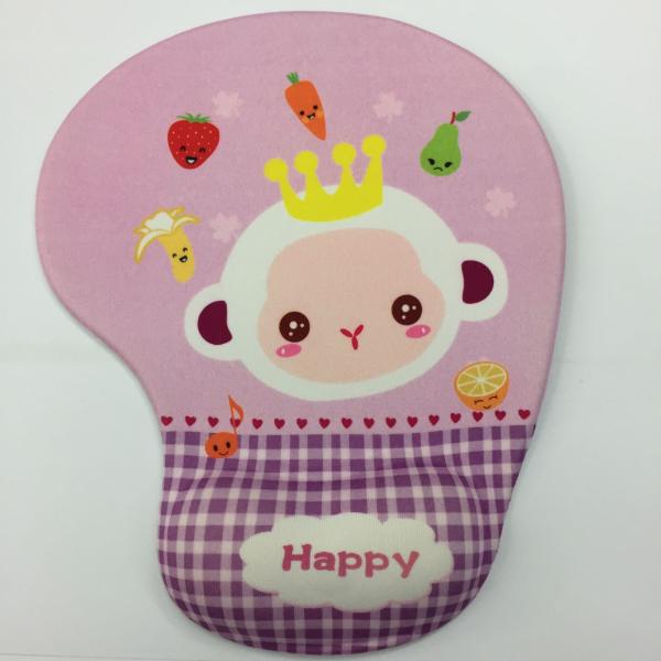 MOUSE PAD 190 230 20MM MOU15 MONO ROSADO/LILA ROSADO/LILA